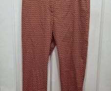Bnwt M&S Orange/Black Trousers Size 14