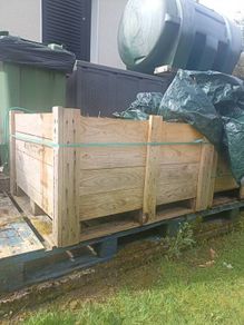 Wooden storage container