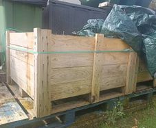 Wooden storage container