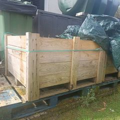 Wooden storage container