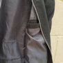 Bershka polyester black bomber jacket Image 4