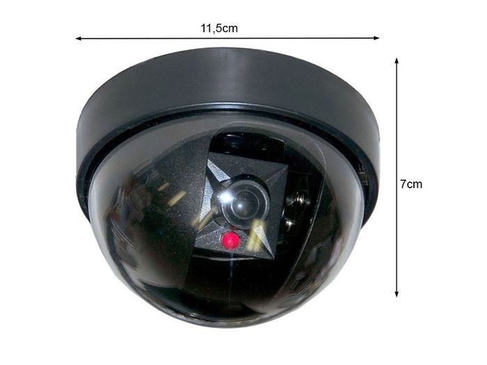 New Realistic Dummy Fake Security Camera Surveillance Indoor CCTV Red LED #1241
