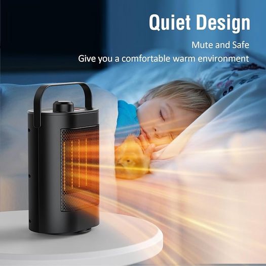 FREE 3 DAY SHIPPING Oscillating 1500W  Ceramic Heater with 3 Heat Settings Energy Saving Technology, Quiet Fan Heater