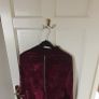 Burgundy Red velvet zip jacket age 9-11 yrs Image 3