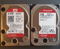 WD 2 x 4 TB 3.5" Hard disk drive Western Digital red Nas