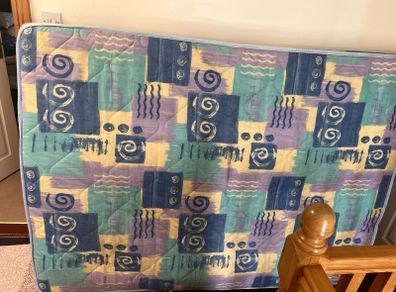 Free double mattress ready to collect