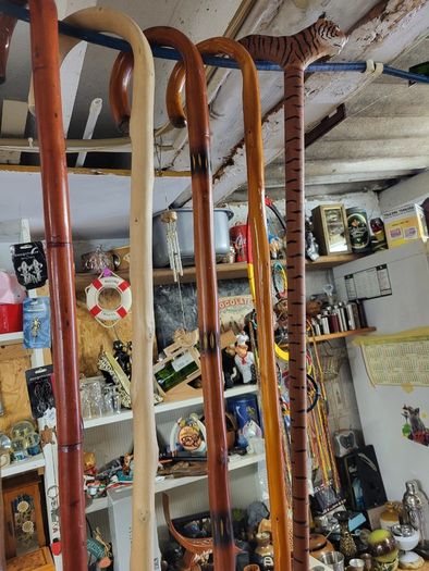 Collection of walking sticks 20e each