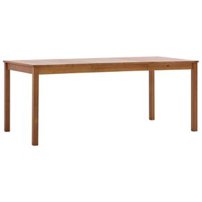 Dining Table Honey Brown 180x90x73 cm Pinewood