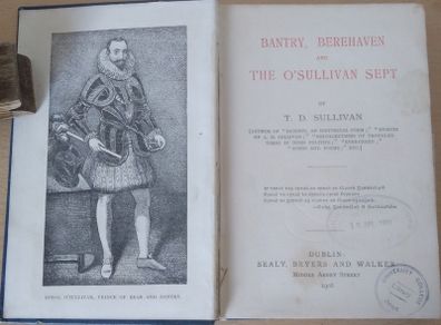 Bantry, Berehaven and The O'Sullivan Sept 1908 h/b Irish history Cork