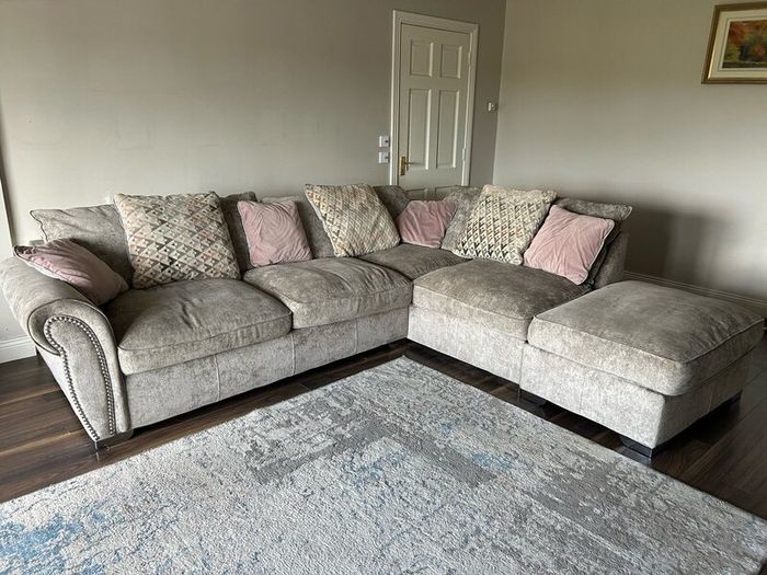 Large L shaped sofa