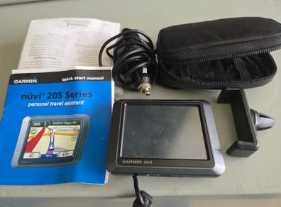 Sat nav Garmin Nuvi 205 series travel navigator
