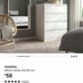 white ikea mirror Image 2