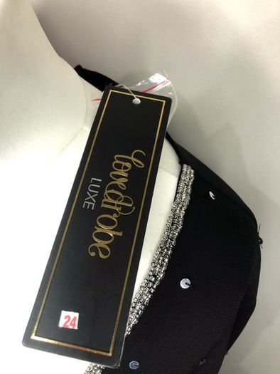 NEW black sparkly dress (size 24)