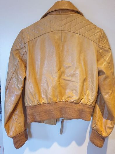 70s / 80s vintage leather jacket (extra small)