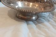 Silver plated fruit bowl