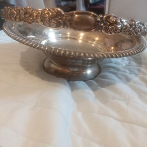 Silver plated fruit bowl