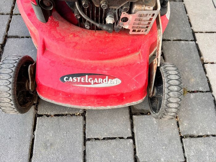 petrol lawnmower