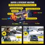 12V 5KW Air Diesel Air Heater Auxiliary Heater LCD 5000W Image 3