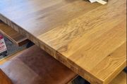 Ex Display Solid Heavy Oak Dining Table 180cm