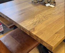 Ex Display Solid Heavy Oak Dining Table 180cm