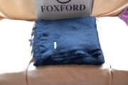 Foxford Mohair/Wool Throw Black