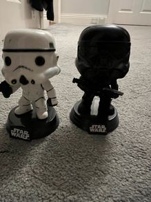 2 x Star Wars Bobble Heads Funko Pop Vinyl