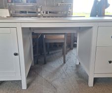 white desk