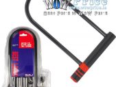 4961 Guili Bike Long U-Lock Anti Theft Metal Steel Padlock