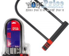 4961 Guili Bike Long U-Lock Anti Theft Metal Steel Padlock