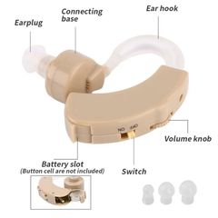 New Portable Hearing Aid Mini Ear Sound Amplifier Adjustable Tone Enhancer