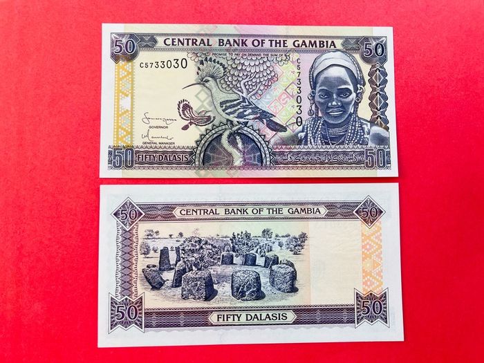Gambia  50 Dalasis  2006. pick 28a. UNC