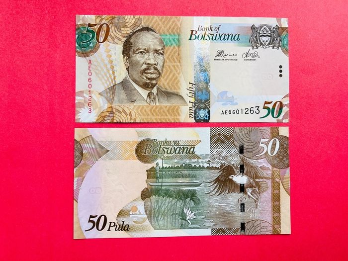 Botswana  50 Pula  2016. Pick  32d ( Uncirculated )