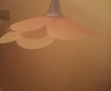 Light fitting for a girl's bedroom