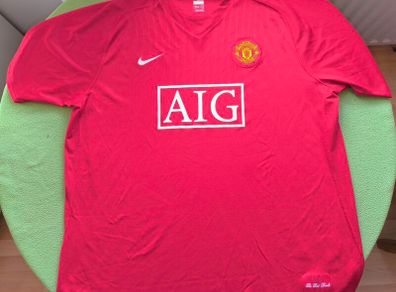 Mint 2007/09 Manchester United Home Nike Jersey Size 3XL Adults