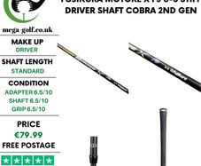 Fujikura Motore X F3 6-S Stiff Driver Shaft / Cobra 2nd Gen