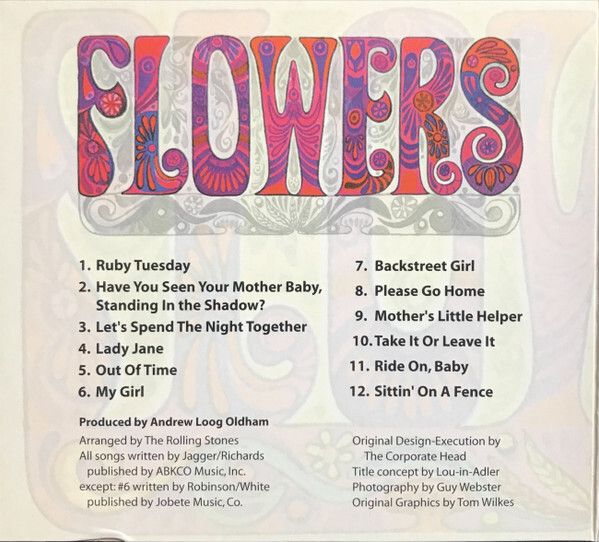The Rolling Stones - Flowers CD - SACD Remastered , Digipaked