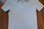 River Island xs light blue fitted top