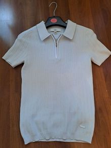 River Island xs light blue fitted top