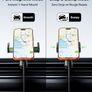 3-in-1 Wireless Car Charger for Magsafe, Extra Clamp for Bumpy Road, Cooling Fan to Extend Battery Life, Original Qi2 Certified 15W Fast Charging Magnetic Car Phone Holder for iPhone 12-17 Series Image 9