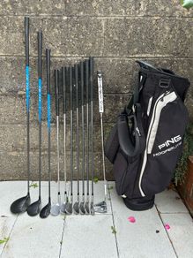 Full set of ping G and brand new cobra putter