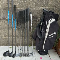 Full set of ping G and brand new cobra putter