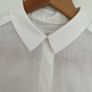 White linen blouse Size 10 EU 38 Image 2