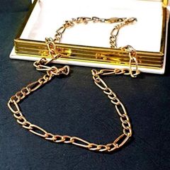 Vintage 9ct Gold 20" Figaro Chain