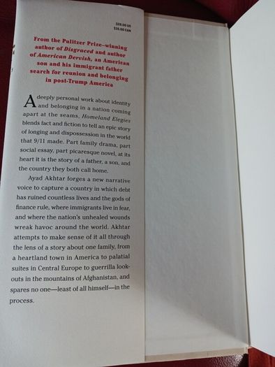 Ayad Aktar / Homeland Elegies/ A Novel/ 2020 / 1st edition