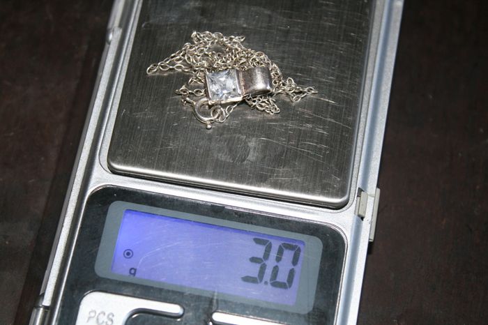 Vintage Sterling Silver 925 Jewelry Necklace Pendant 3g