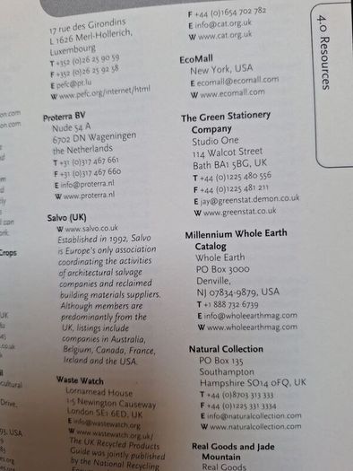 SALE!  THE ECO-DESIGN HANDBOOK a complete sourcebook for the home and office - new edition