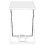 Folding Clothes Dry Rack White Plastic Image 3