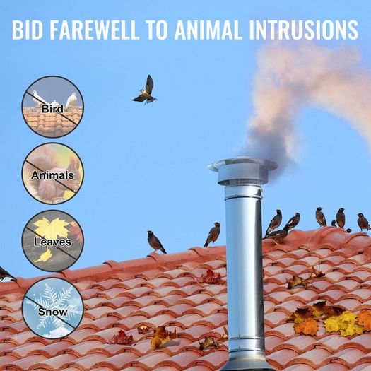 304 Stainless Steel Chimney Cap 152mm