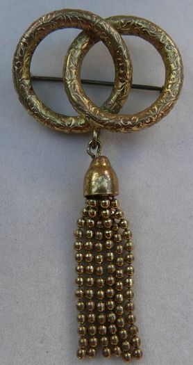 Vintage Gold Tone Brosche