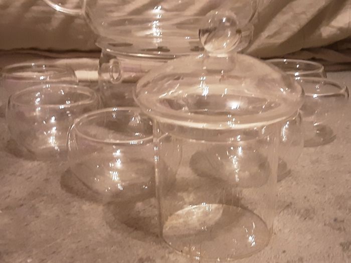 Glass Infusion T- Pot and cup's